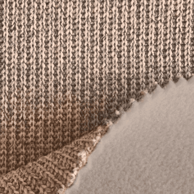 探索罗纹粘合摇粒绒：时尚与功能的结合